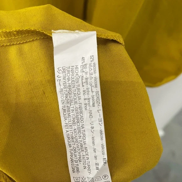 ZARA linen tunic V-Neck Dress - Picture 7 of 11